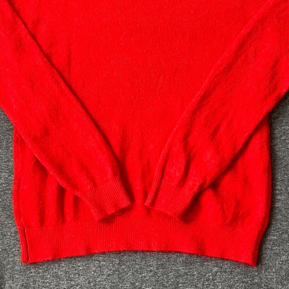 H&M LOGG Apres Ski Sweater Sz M Wool Blend Crew Neck Oversized Lodge Snow Winter - Picture 7 of 11